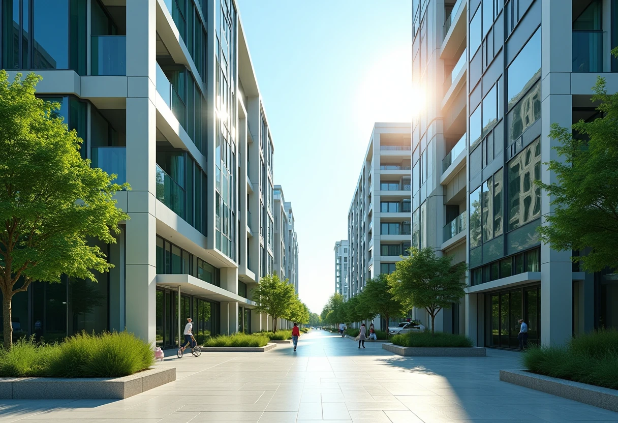 Quartier résidentiel moderne