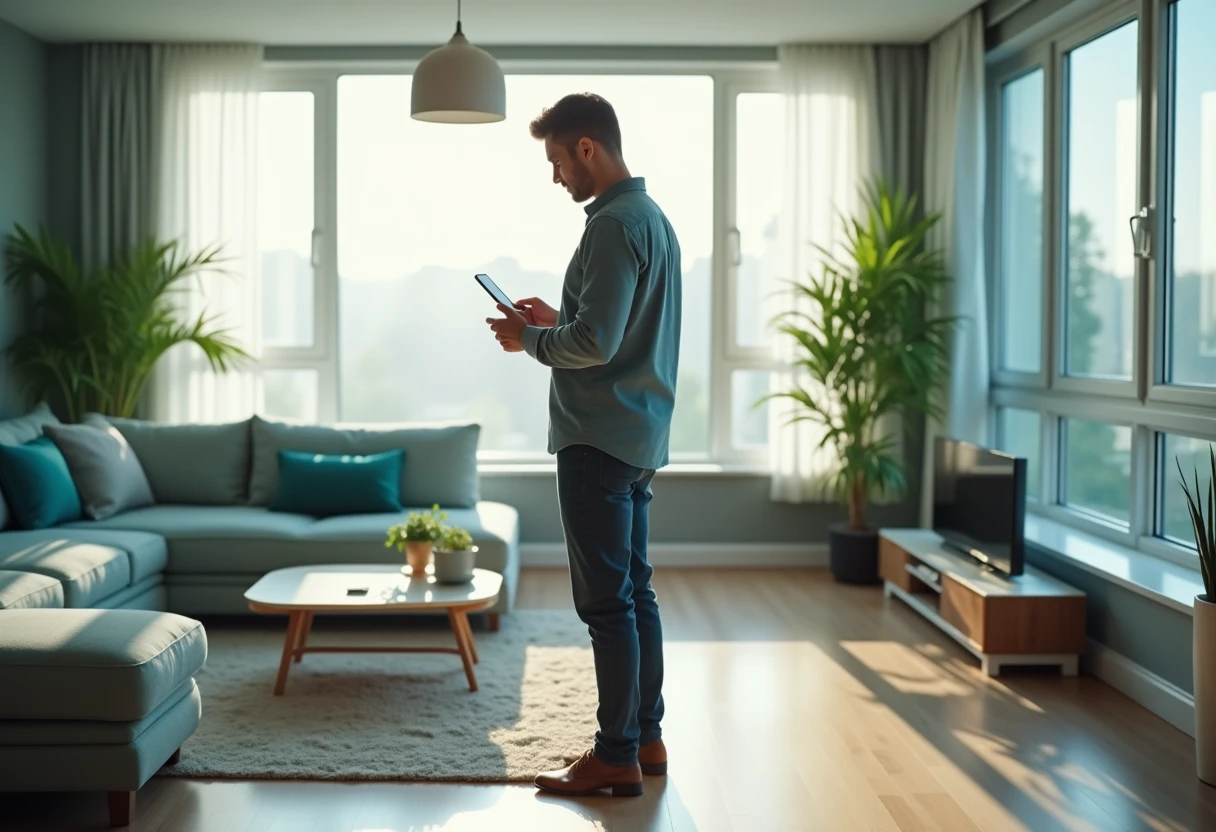 Utilisation d'une application de location